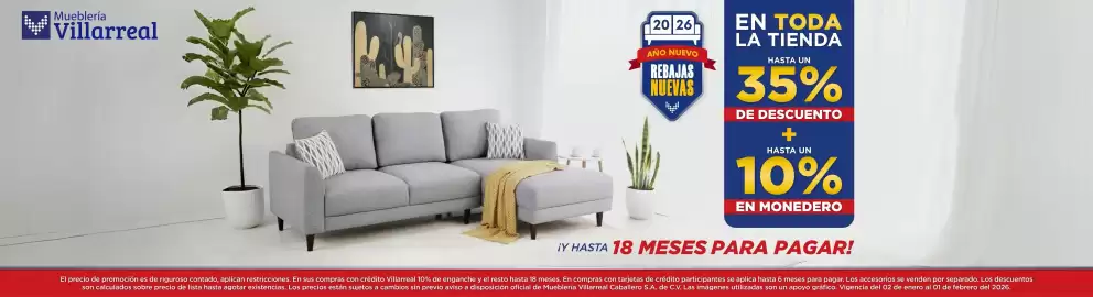 Catálogo Mueblería Villarreal Página 1