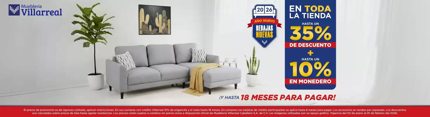 Catálogo Mueblería Villarreal (válido hasta 1-02)