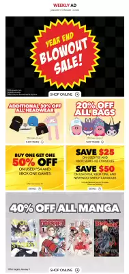 EB Games flyer (valid until 14-01)