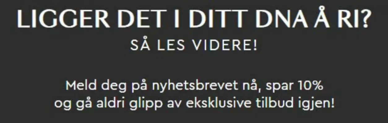 Horze kundeavis (gyldig til 18-01)