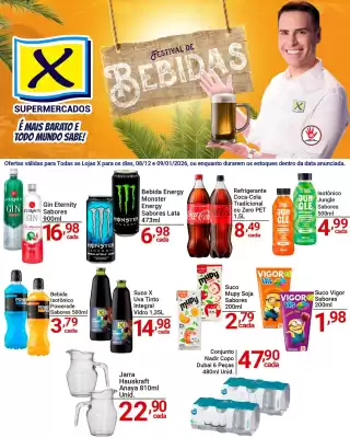 Folheto X Supermercados (válido até 9-01)