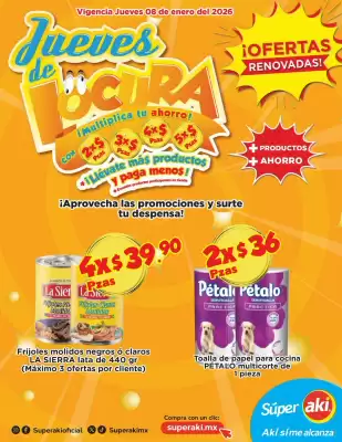 Folleto Super Aki (válido hasta 8-01)