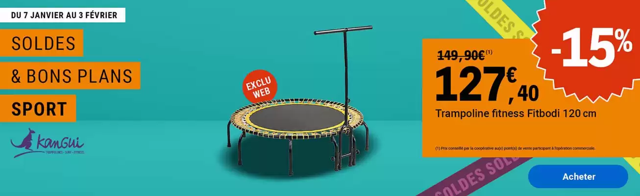 Catalogue E.Leclerc Sport (valable jusqu'au 3-02)