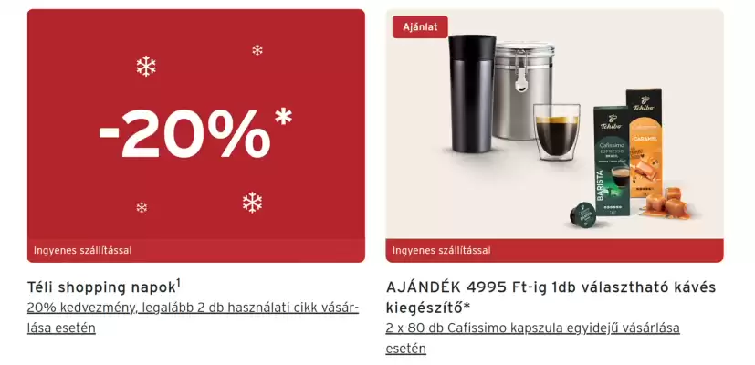 Tchibo akciós újság (érvényes eddig: 21-01)