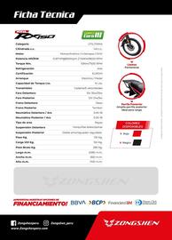 Catálogo Zongshen Página 2