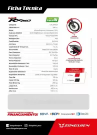 Catálogo Zongshen Página 2