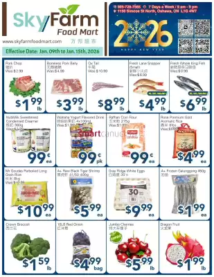 SkyFarm Food Mart flyer (valid until 15-01)