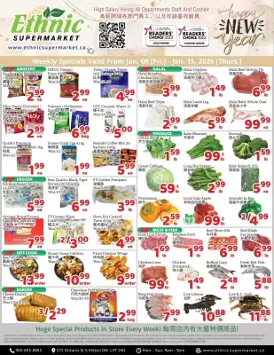 Ethnic Supermarket flyer (valid until 15-01)