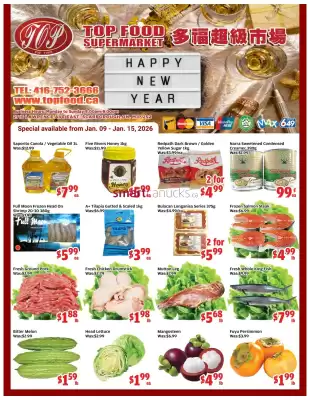 Top Food Supermarket flyer (valid until 15-01)