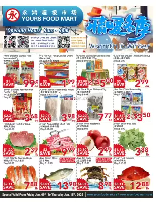 Yours Food Mart flyer (valid until 15-01)