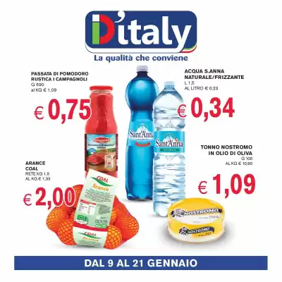 Volantino D'Italy (valido fino al 21-01)