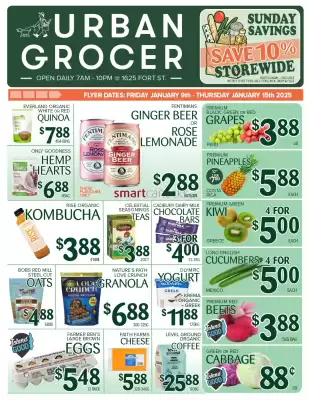 Urban Grocer flyer (valid until 15-01)