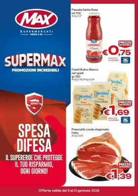 Volantino MAX Supermercati (valido fino al 21-01)