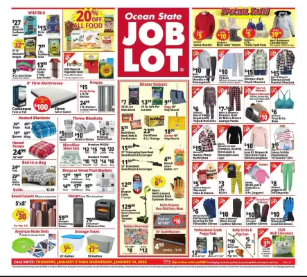 Ocean State Job Lot flyer