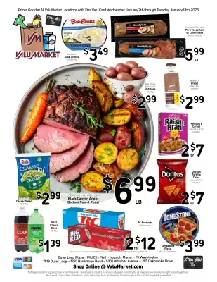 Valu Market weekly ad (valid until 13-01)