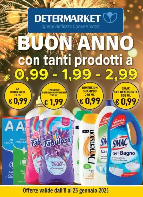 Volantino Determarket (valido fino al 25-01)