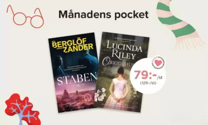 Akademibokhandeln reklamblad (giltig till och med 23-01)