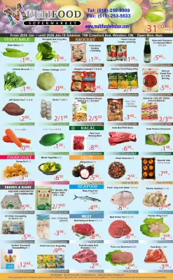 MultiFood Supermarket flyer (valid until 15-01)