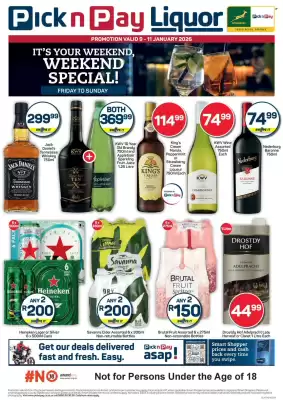 Pick n Pay Liquor catalogue (valid until 11-01)