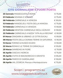 Volantino I Viaggi del Cavallino Pagina 2