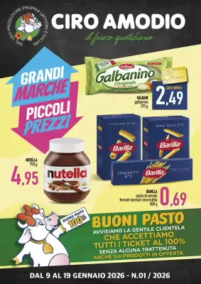 Volantino Ciro Amodio (valido fino al 19-01)