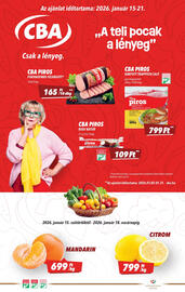 CBA akciós újság hét 3 Oldal 1