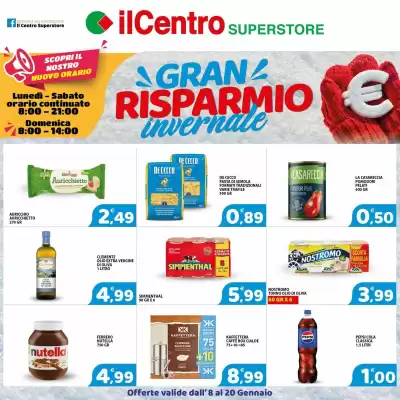 Volantino Il Centro Superstore (valido fino al 20-01)