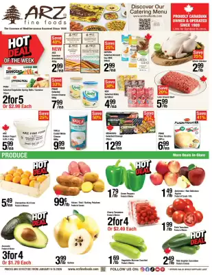 Arz Fine Foods flyer (valid until 15-01)