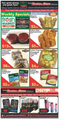Fresh Market Foods flyer (valid until 15-01)