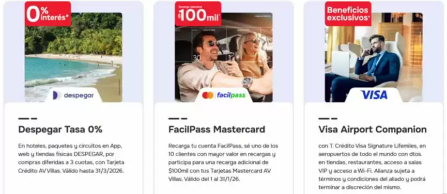 Catálogo Banco AV Villas (válido hasta 31-03)