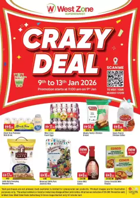 West Zone Supermarket catalogue (valid until 13-01)