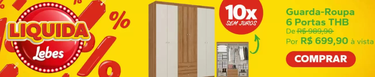 Folheto Lojas Lebes Página 1