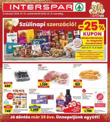 Interspar akciós újság (érvényes eddig: 21-01)