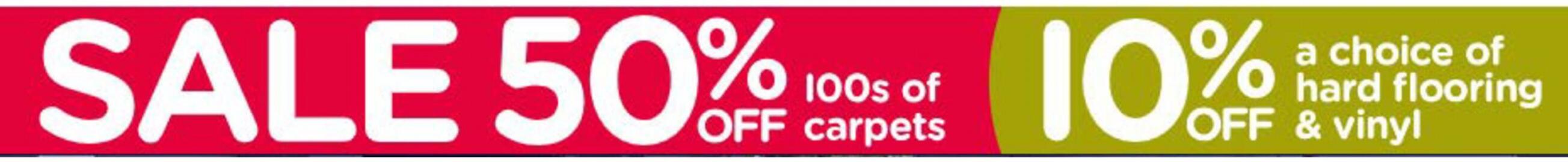 Carpetright leaflet Page 1