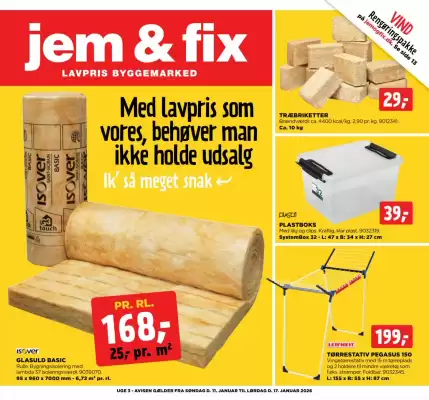 Jem & fix tilbudsavis (gælder indtil 18-01)