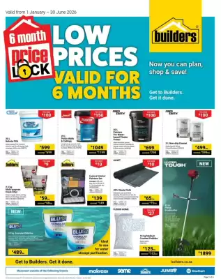Builders Express catalogue (valid until 30-06)