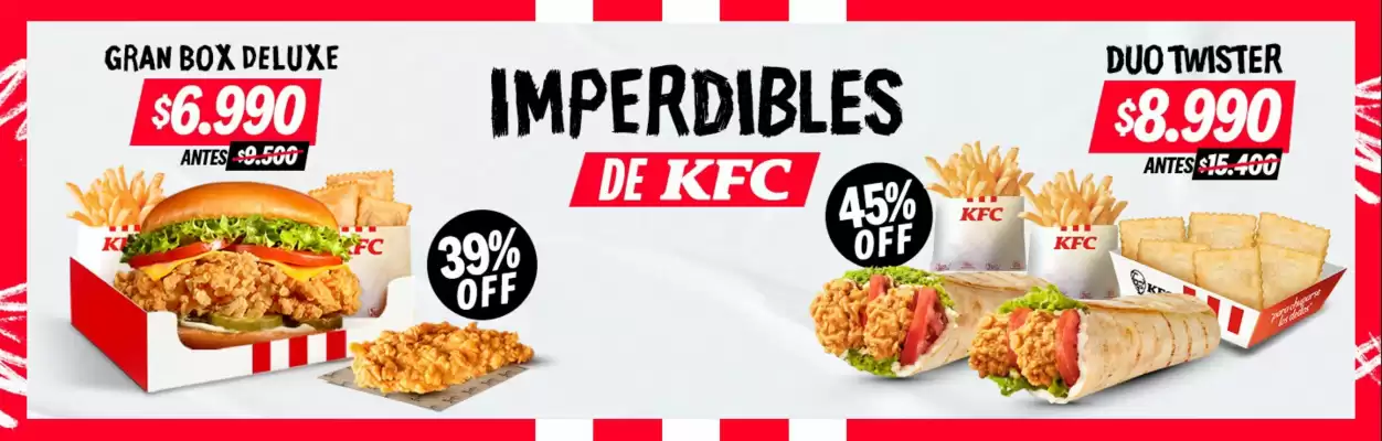Catálogo KFC (válido hasta 23-01)