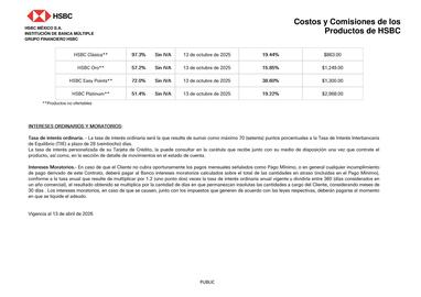 Catálogo HSBC Página 3