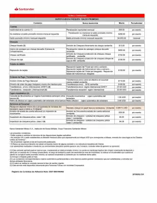 Catálogo Santander (válido hasta 31-12)