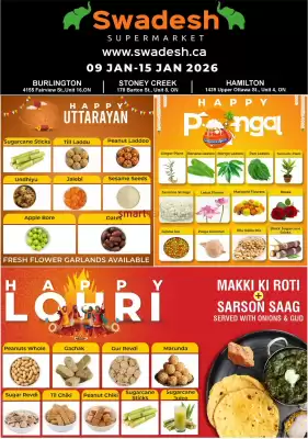 Swadesh Supermarket flyer (valid until 14-01)