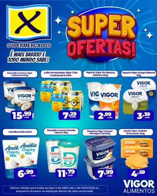 Folheto X Supermercados (válido até 16-01)