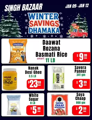Singh Bazaar flyer (valid until 12-01)