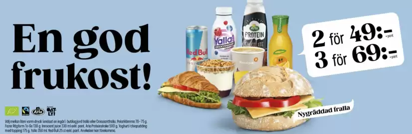 Pressbyrån reklamblad Sida 1