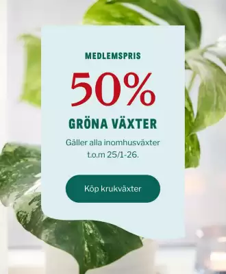 Blomsterlandet reklamblad (giltig till och med 25-01)