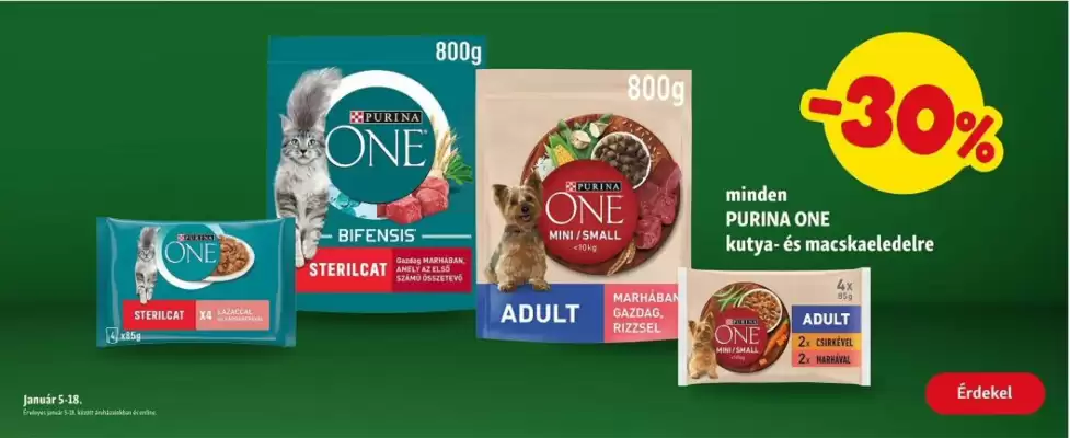 Fressnapf akciós újság (érvényes eddig: 18-01)