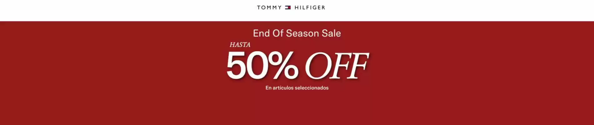 Catálogo Tommy Hilfiger (válido hasta 31-01)