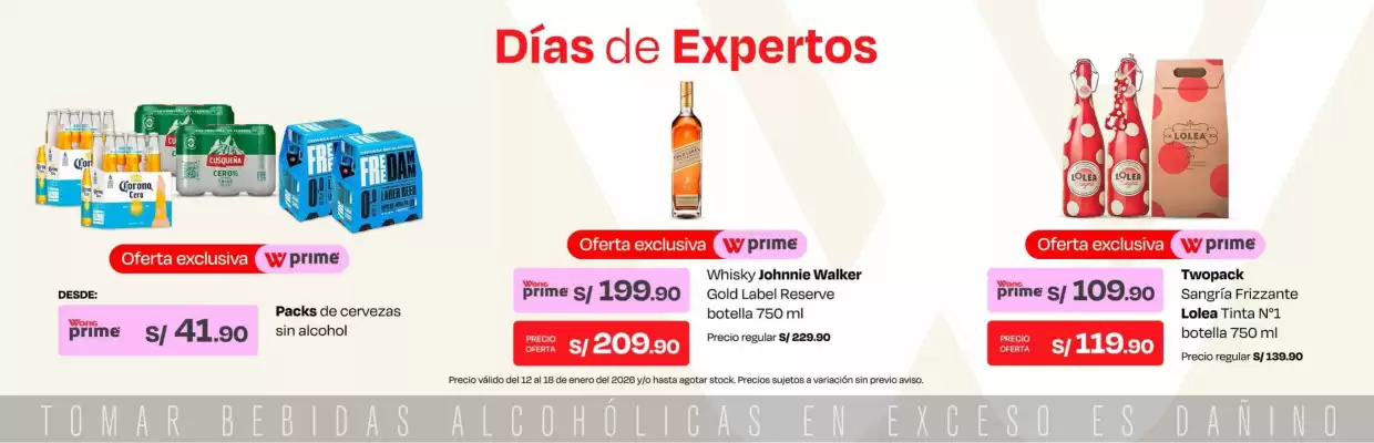 Catálogo Wong (válido hasta 18-01)