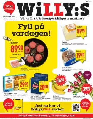 Willys reklamblad (giltig till och med 18-01)