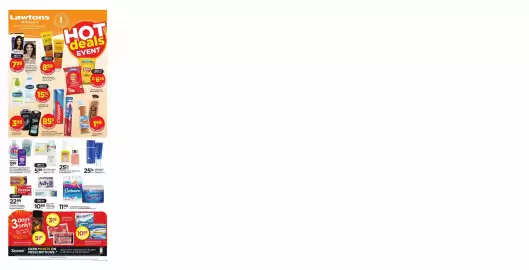 Lawtons Drugs flyer week 2 Page 1