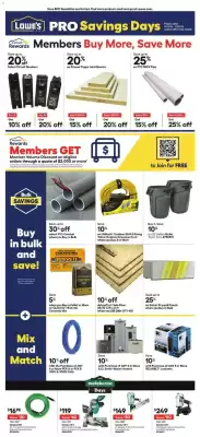 Lowe's weekly ad (valid until 23-01)